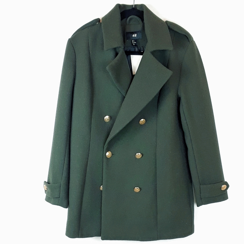 H&M Green Size 6 Coat | New With Tags